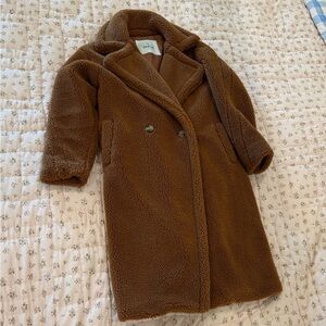 Warm Brown Teddy Jacket